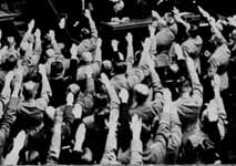 Nazi Salutes in the Reichstag